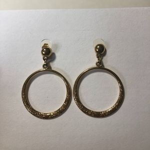 Big Gold Antique Earrings